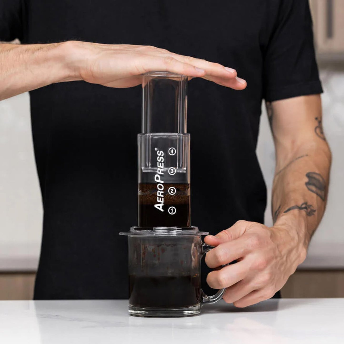 Aeropress Clear zaparzacz do kawy