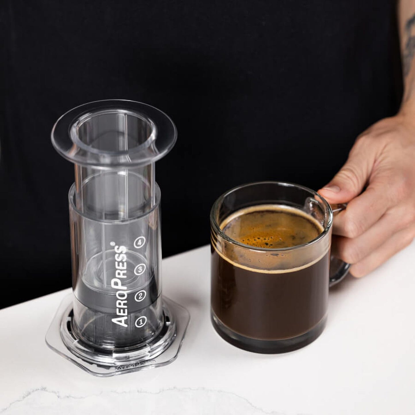 Aeropress Clear zaparzacz do kawy