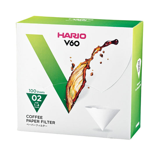 Hario filtry papierowe do dripa V60-02 - 100 sztuk