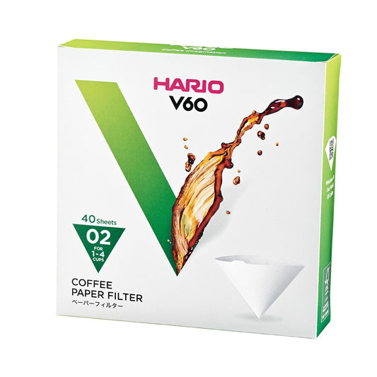 Hario filtry papierowe do dripa V60-02 - 40 sztuk
